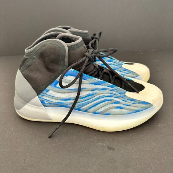 Adidas Yeezy Qntm Frozen Blue Mens Sneakers Size 11